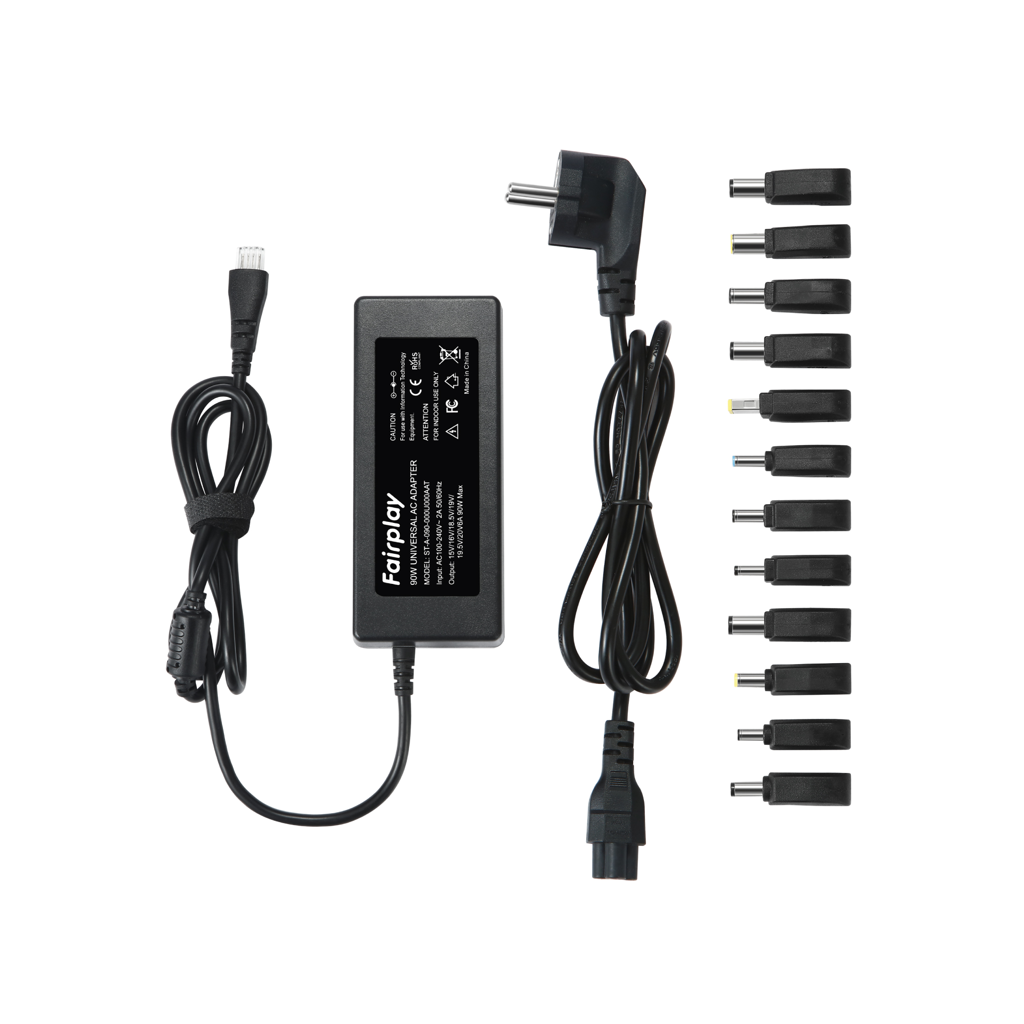 FAIRPLAY Chargeur Laptop Universel 90W