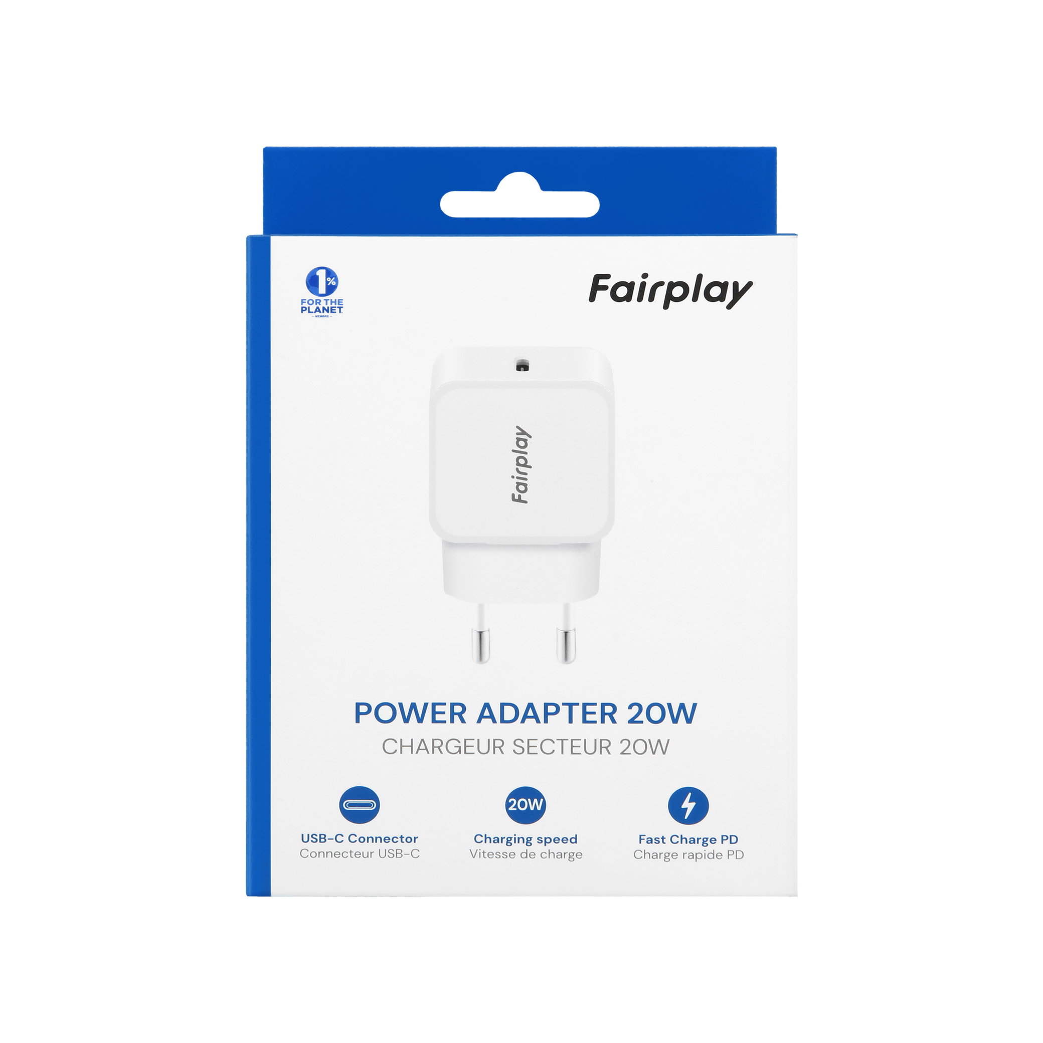FAIRPLAY Chargeur 20W USB-C