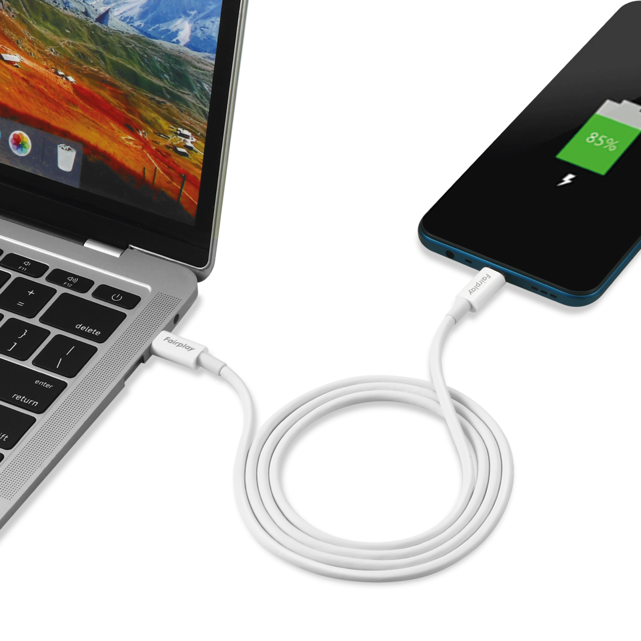 FAIRPLAY Câble 60W USB-C vers USB-C 1m
